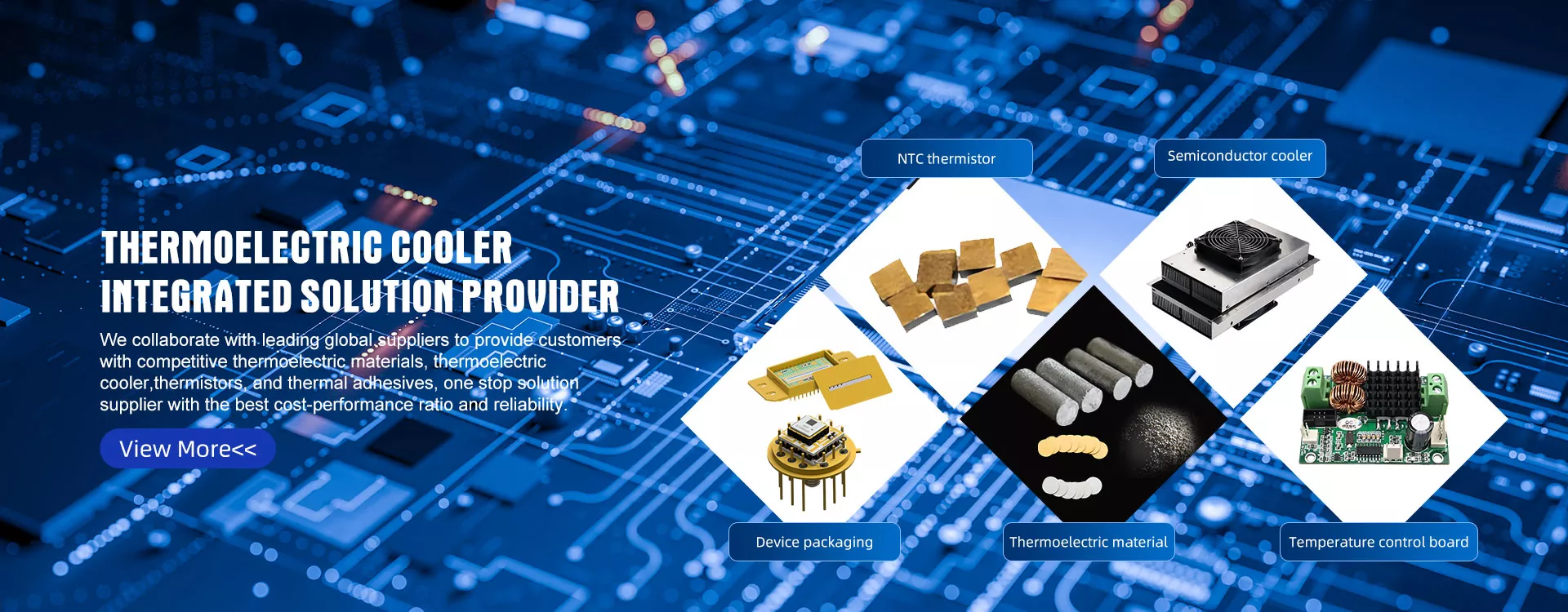Kvalitets termoelektriske kjølere